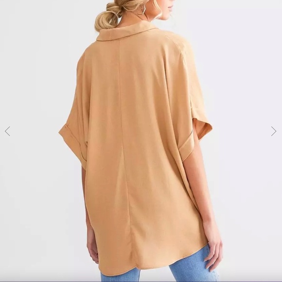 HYFVE Women's Oversized Dolman Henley - Picture 2 of 3